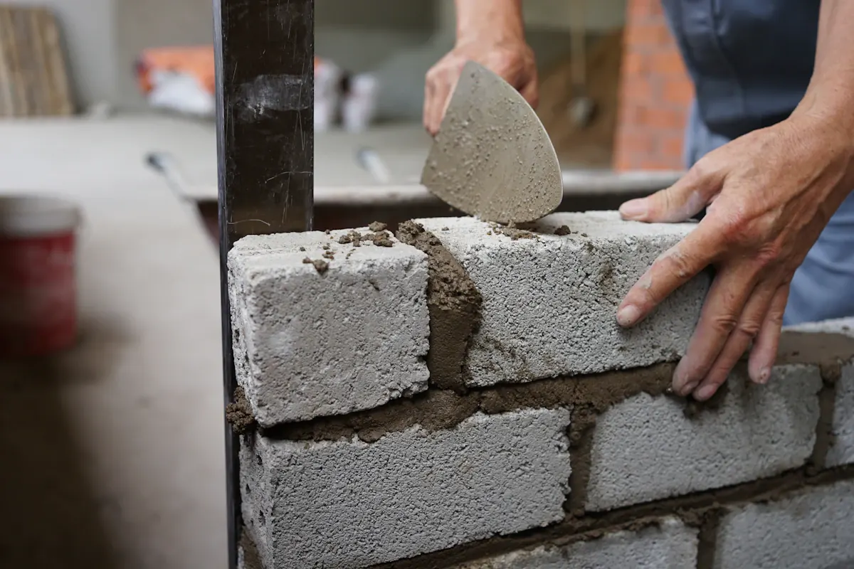Block wall installation in San Tan Valley AZ